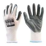 Aurelia 205 White Nitrile-Coated Inspection Work Gloves