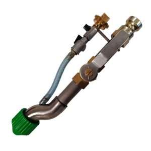 Metal Render Spray gun with 14mm screw cap and material shut off valve
