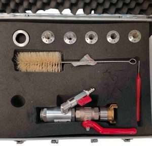 Acrylic Render Spray Gun Set in a Case with Nozzles