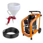 Top Coat Render Hopper Gun with Compressor Kit