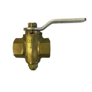 Brass Taper Shut off (Ball) Valve (1-inch female thread)