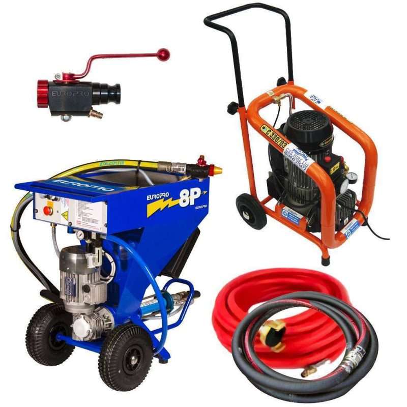 Euromair 8p thin coat render sprayer