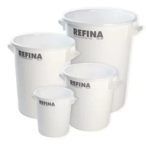 Refina X-1 White Heavy Duty Food Grade Plaster Mixing Bucket Tub